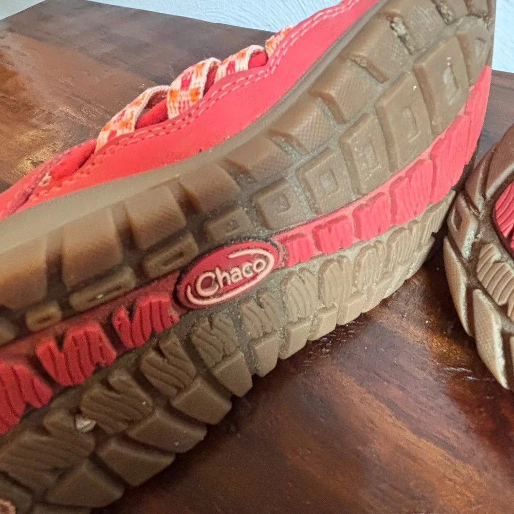 Chaco Kids‎ Water Sandals Coral Pink Orange Woven Straps Quick Dry Size Unknown